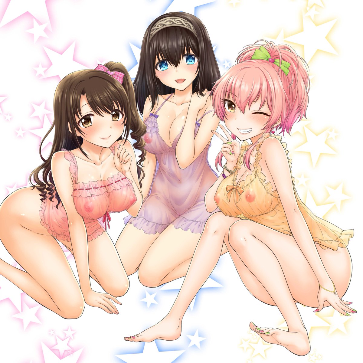 透け下着とハイテナイがすこすこのすこ 