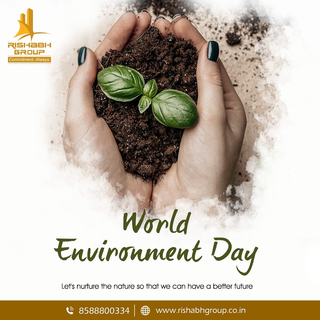 Let us do our small bit to make the world a cleaner and healthier place… Happy World Environment Day.

Click here for more information about our projects: rishabhgroup.co.in/projects/resid…

#WorldEnvironmentDay #WorldEnvironmentDay2021  #RishabhGroup #Rishabh
 #nature #earth #environment