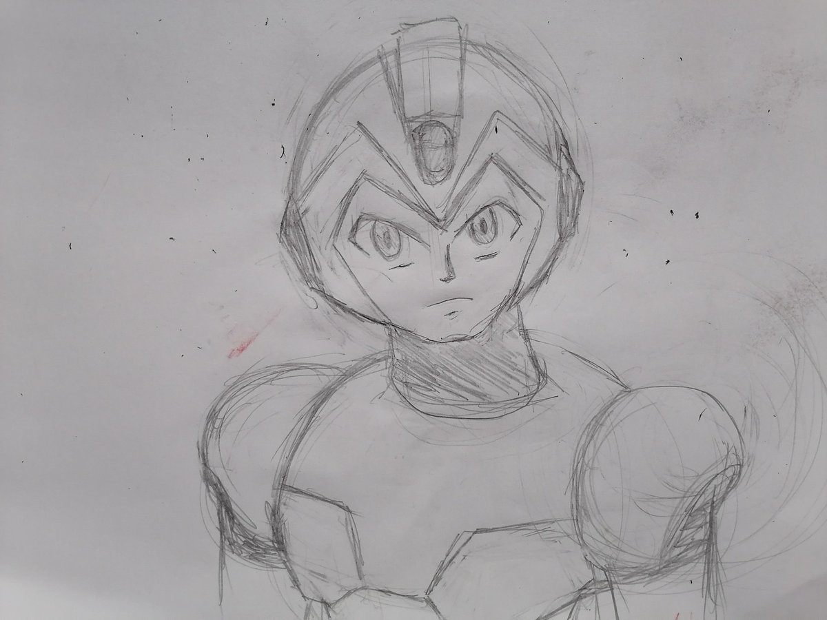 iaaoalex_'s tweet photo. Megaman X/ Rockman X #sketch #doodle #sketching #doodling #fanart #megamanx #mechanicalpencil #drawing #badproportions #badperspective #dibujo #garabato #portaminas #lapicero #MegaManX https://t.co/GqtiGhgIfq