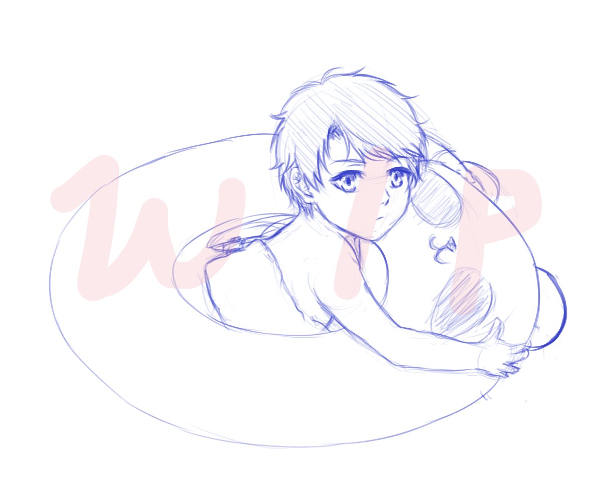 muart0113's tweet photo. Lemme distract you guys from everything with a WIP sketch of little Victor learning how to swim... https://t.co/VubHtbcpjS
