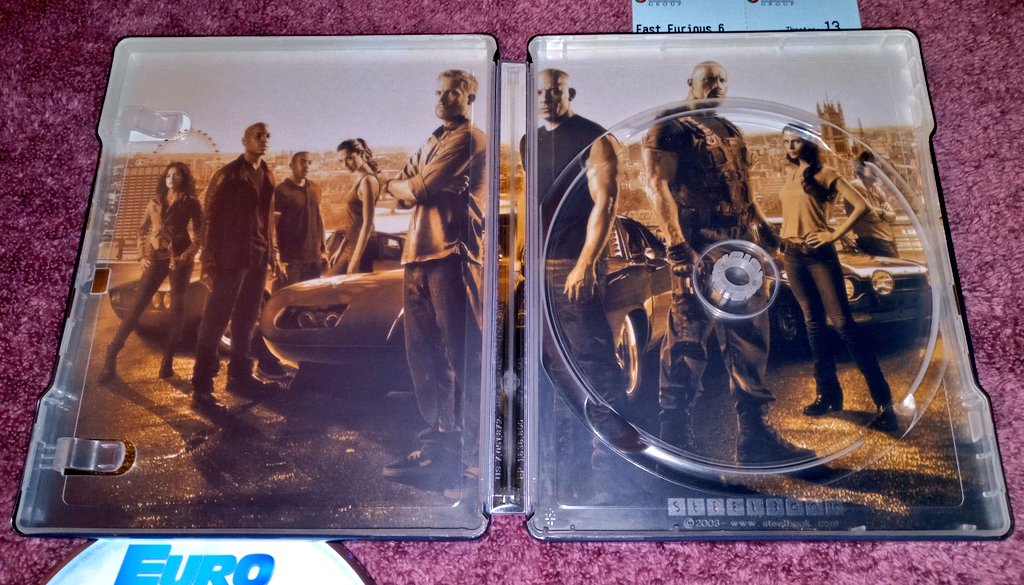 EndlingEmber's tweet photo. Final steel in the 6-Movie #FastFurious #SteelBook set! Steel set version of #FastAndFurious6 is a different art from original release too.
#ワイスピ
#ワイルドスピード
#スチールブック
#FastFridayScreenings
#F9
#Fast9
#TheFastSaga
#JusticeForHan
#FastAndFurious
#FastAndFurious9 https://t.co/M93IubO0Kc