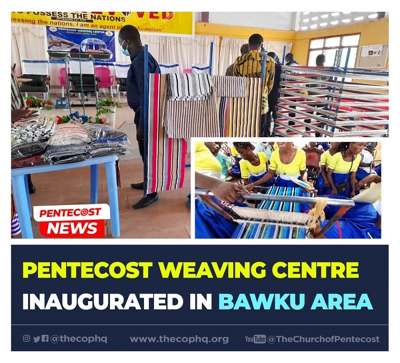 A weaving centre has been constructed by the Bawku Area of <a href="/thecophq/">The Church of Pentecost</a> in the church’s quest to partner with the state to solve the high youth unemployment and early marriages among the youth in the area. 

More at: bit.ly/2S1i0zf #PentecostNews
#PossessingtheNations