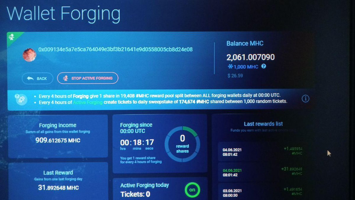 Mhc Zone On Twitter Join Free Crypto Lottery 2 000 Daily Jackpot 1000 Daily Prizes Https T Co O2zs3tordl Join Tg Https T Co Ii0p4ddlwh Watch Like Https T Co So6clrb9if Proof Screen Shot With Mhc Wallet Address