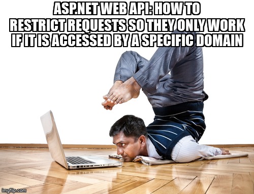 overflow_meme's tweet image. ASP.NET Web API: How to restrict requests so they only work if it is accessed by a specific domain stackoverflow.com/questions/6784… #csharp #aspdotnetwebapi2 #aspdotnetwebapi