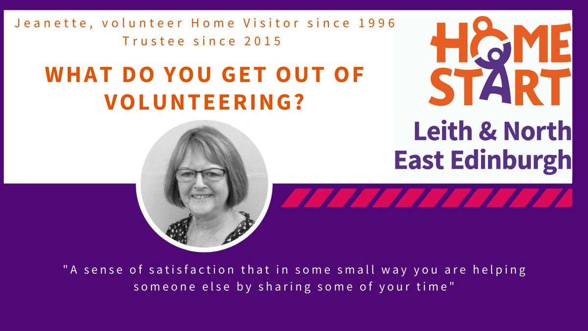 Jeanette has volunteered with us for over 25 years - hear from her about why

#HeartofHomeStart #HomeStartVolunteer #VolunteersWeek #VolunteersWeekScot