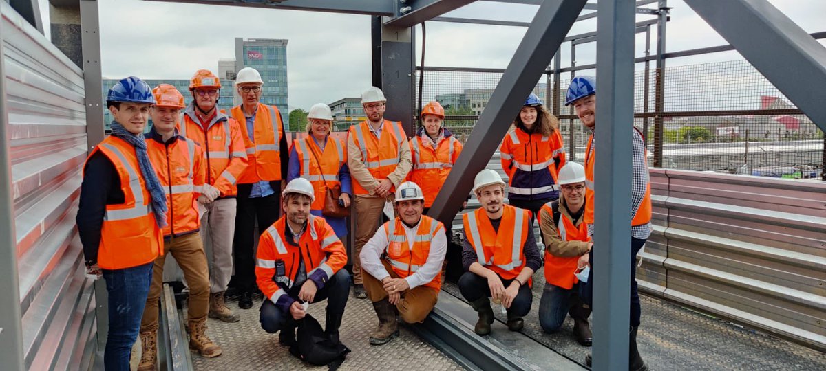 Dans la nuit du 4 au 5 juin, lançage réussi du premier tronçon de la passerelle technique du Franchissement Urbain Pleyel. Bravo aux équipes de Mimram, Artelia,Bouygues TP, Razel Bec,Plaine Commune Développement, sous maîtrise d’ouvrage de Plaine Commune.