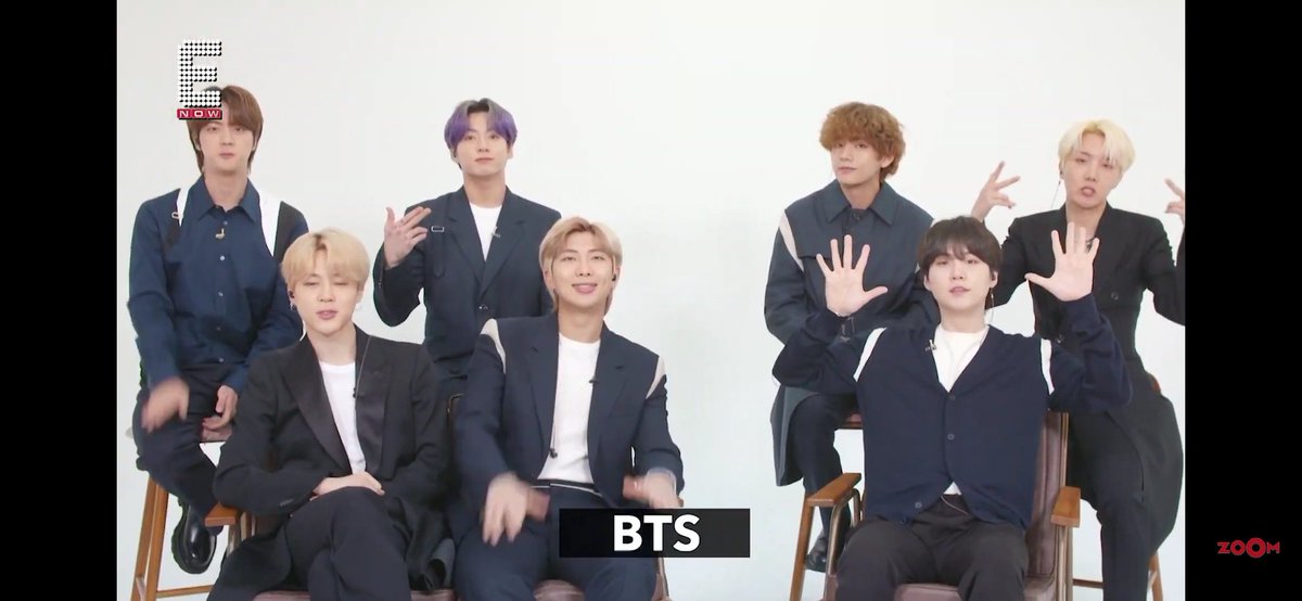 RituKookie's tweet photo. Interview is so good and beautiful 😘 💜
1. Lots of Struggle and pain are very helpful making good and meaningful song.😘
2. Lots of achievement but GRAMMY is main goal.💞
"Fan's are watching, let's do our best"
#Indiamys
#HamareDilMeinBTS
#BTSonENOW
@BTS_twt https://t.co/ukTVXo0E03