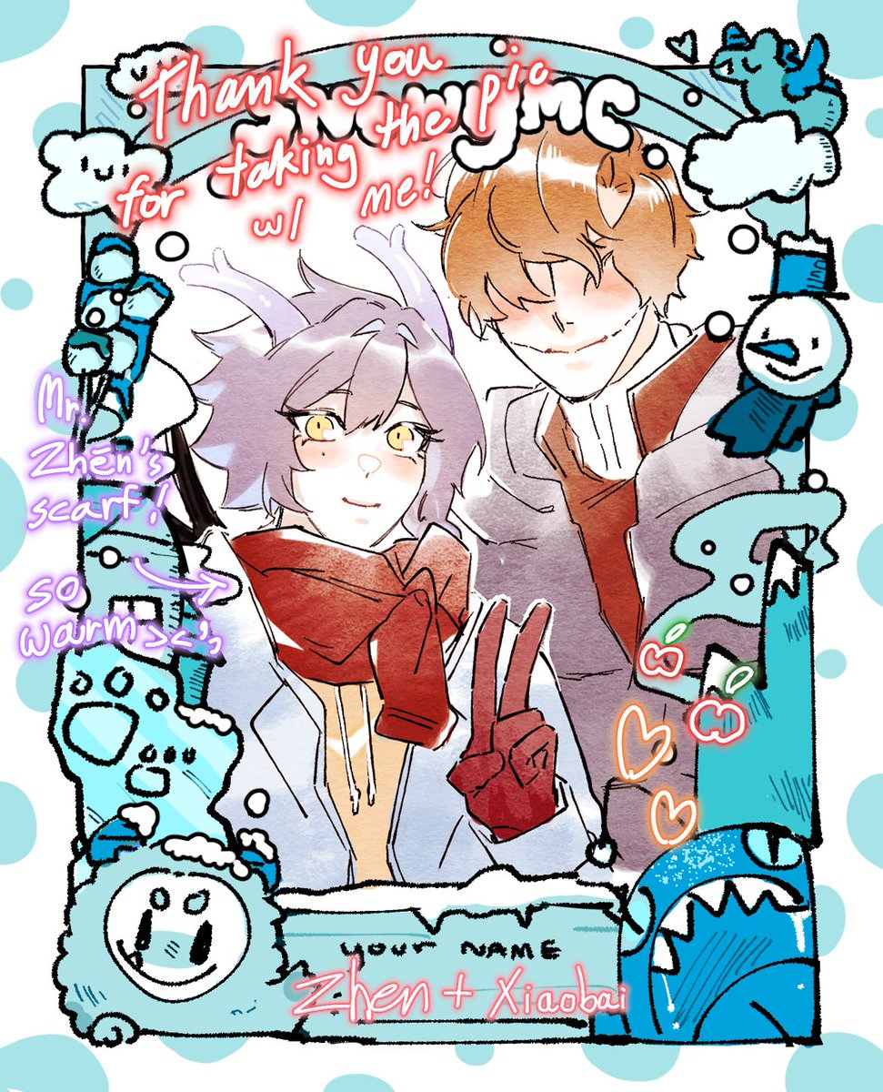 Xiaobai_mpc's tweet image. #MPC_SnowyMC 

&quot;ถึงจะตกใจนิดหน่อยที่เจอกันที่นี่&quot;

&quot;แต่ก็... ขอบคุณที่มาถ่ายรูปด้วยกันนะครับ!&quot;