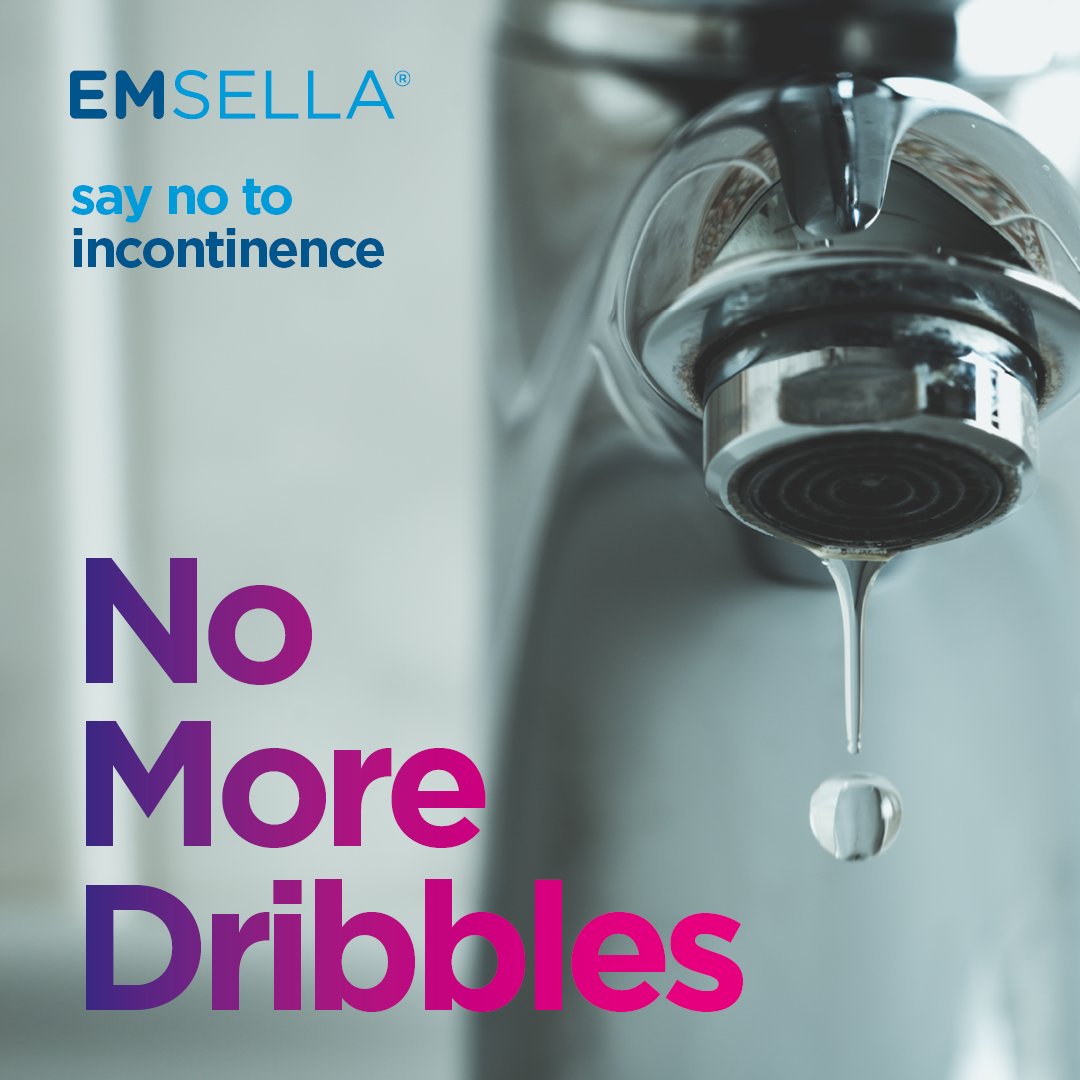 Have some dribbles? We have an answer. #PlumberNotRequired choose #EMSELLA instead! Check it out on our website ow.ly/Dt5350EM90E
#skintuitionltd #pelvicfloor #pelvicfloorexercise #coretofloor #incontinence #btlaesthetics🌎