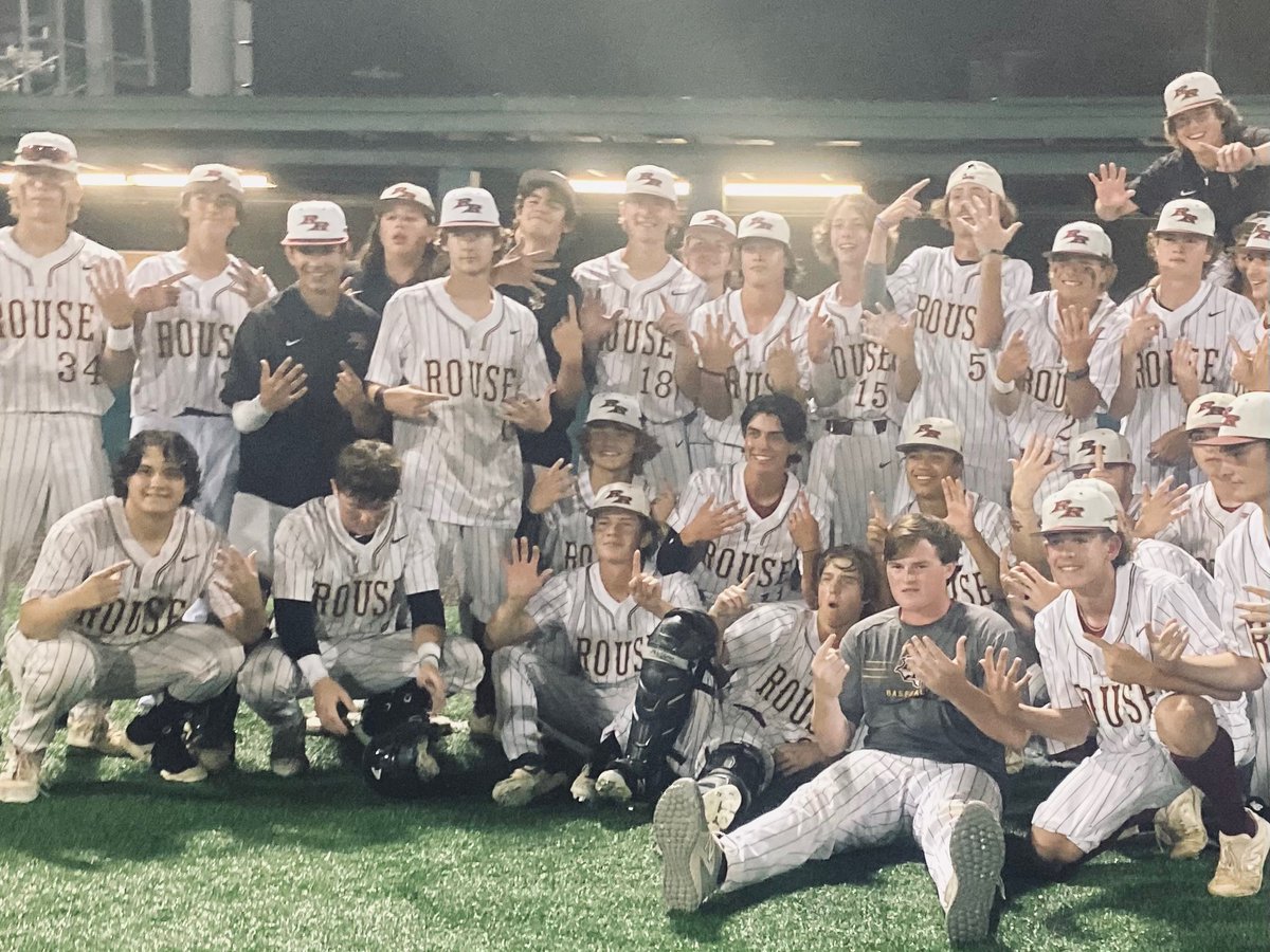 Rickyprep's tweet photo. It was an emotional victory for @rouse_baseball Rouse baseball to reach @uiltexas state tournament next week @statesman #centexpreps https://t.co/htVdiH1qBi