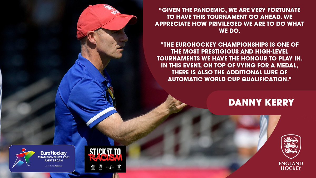 EnglandHockey's tweet photo. Like us, @Danny_Kerry is relishing seeing our men return to European action against ๐ท๐บ today ๐
Who else will be tuning in & watching live on @btsport 3โฃ in just one hour? ๐
#ENGvRUS #EHC2021 https://t.co/U76fc2Q30i