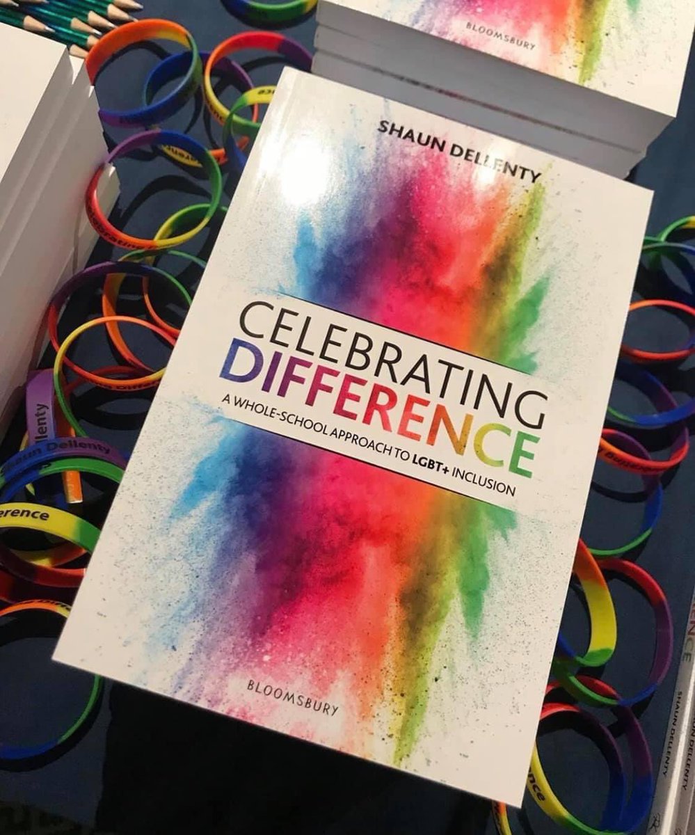 Perfect reading for #PrideMonth2021 #Pride2021  #pride  My <a href="/BloomsburyEd/">Bloomsbury Education</a> book ‘Celebrating Difference a Whole School Approach to LGBT+ Inclusion.’ amzn.to/2EBFWyq #ukedchat #education #LGBTQ #edutwitter #teachertwitter #LGBTQIA