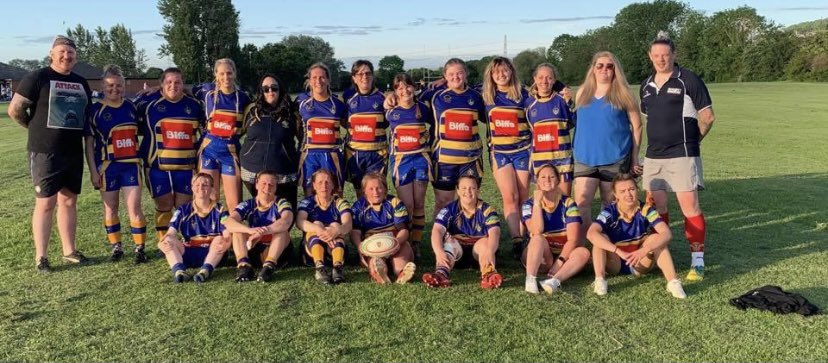 sarah142004's tweet photo. Had the BEST night with the MOST amazing girls! 💙💛 
Our first match was brilliant! 

After being bloody terrified all week I can’t wait to do it again! 😂😂#orrfc https://t.co/u5s8CXDtAQ