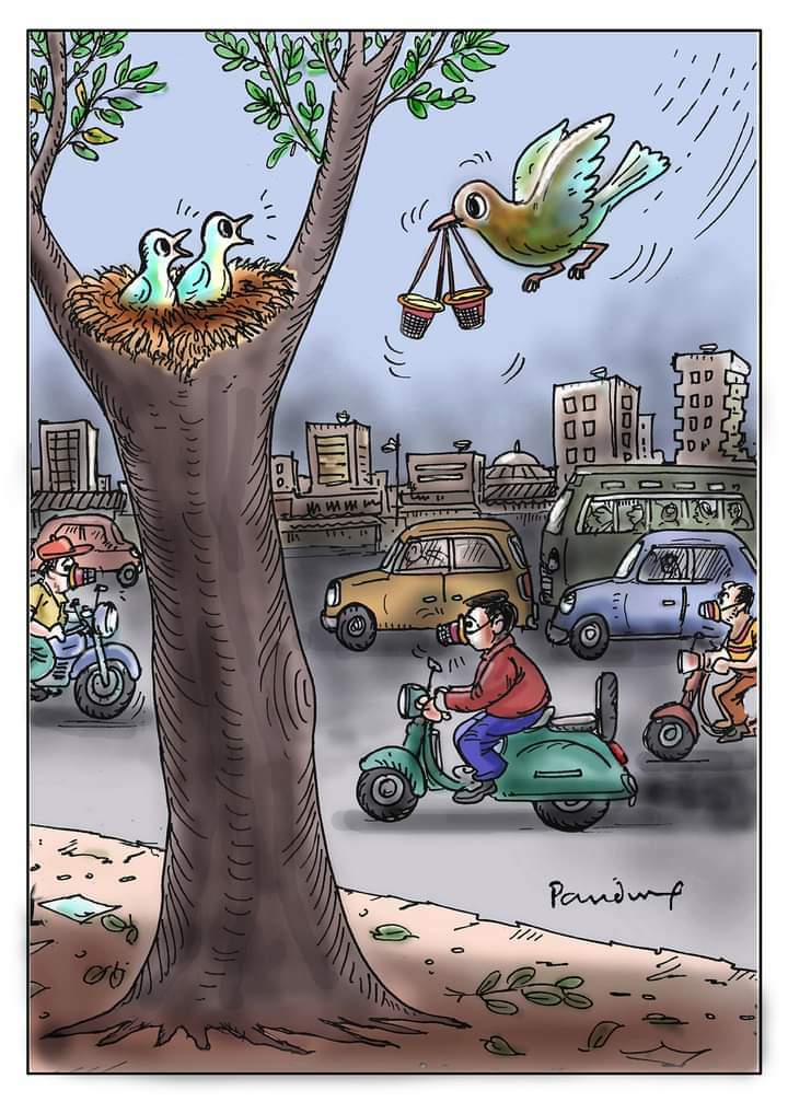 PunitTo99435222's tweet photo. @EarthWorri @OxygenBoyOffic1 @AartiSa76060820 @a_ankitsen  
Understand that birds also have homes they also need fresh air , if you are not concerned about yourself then please think about them , pollution is everywhere today because of only humans https://t.co/DEHVgCjp3x