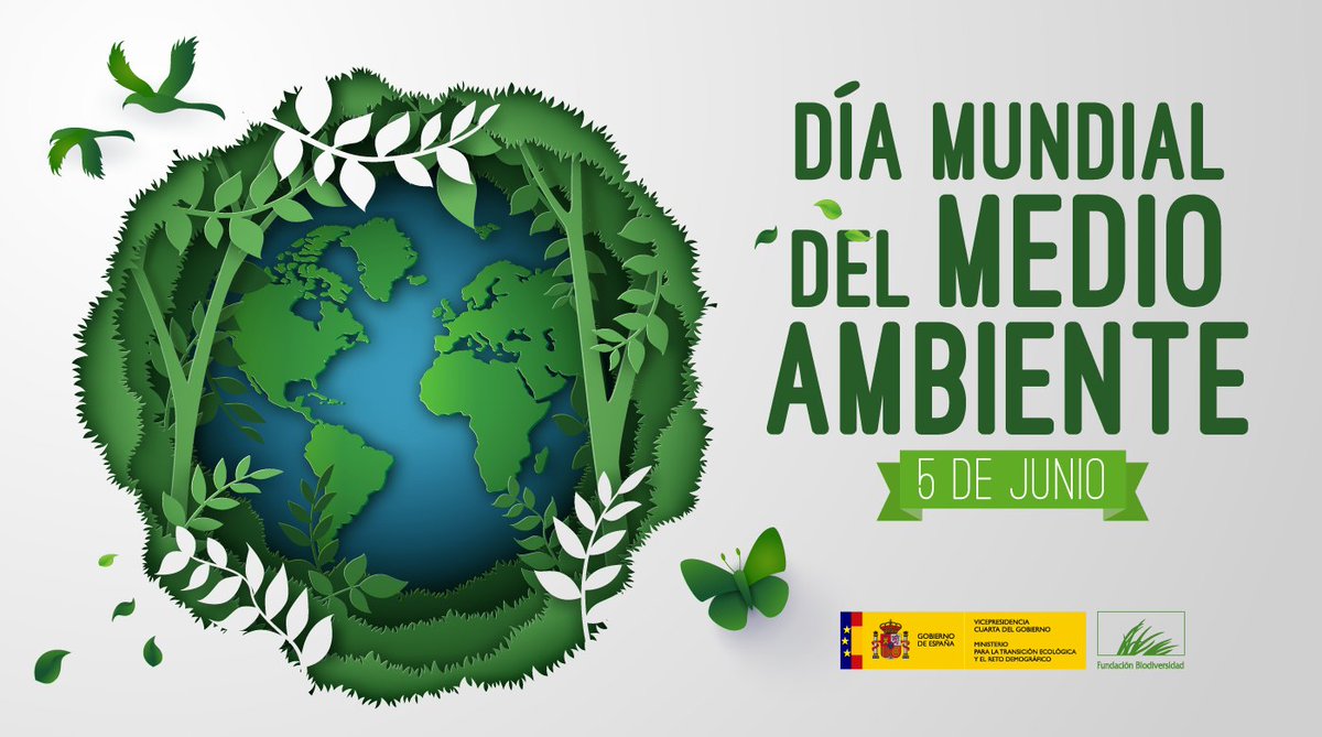 Hoy se celebra el #DíaMundialDelMedioAmbiente, una fecha para reflexionar sobre la necesidad de proteger el planeta:

🌊Mares y ríos contaminados.
💨Niveles récord de CO2 en la atmósfera.
🏞️+50% de los ecosistemas terrestres dañados.
🌡️La temperatura aumenta cada vez más rápido.