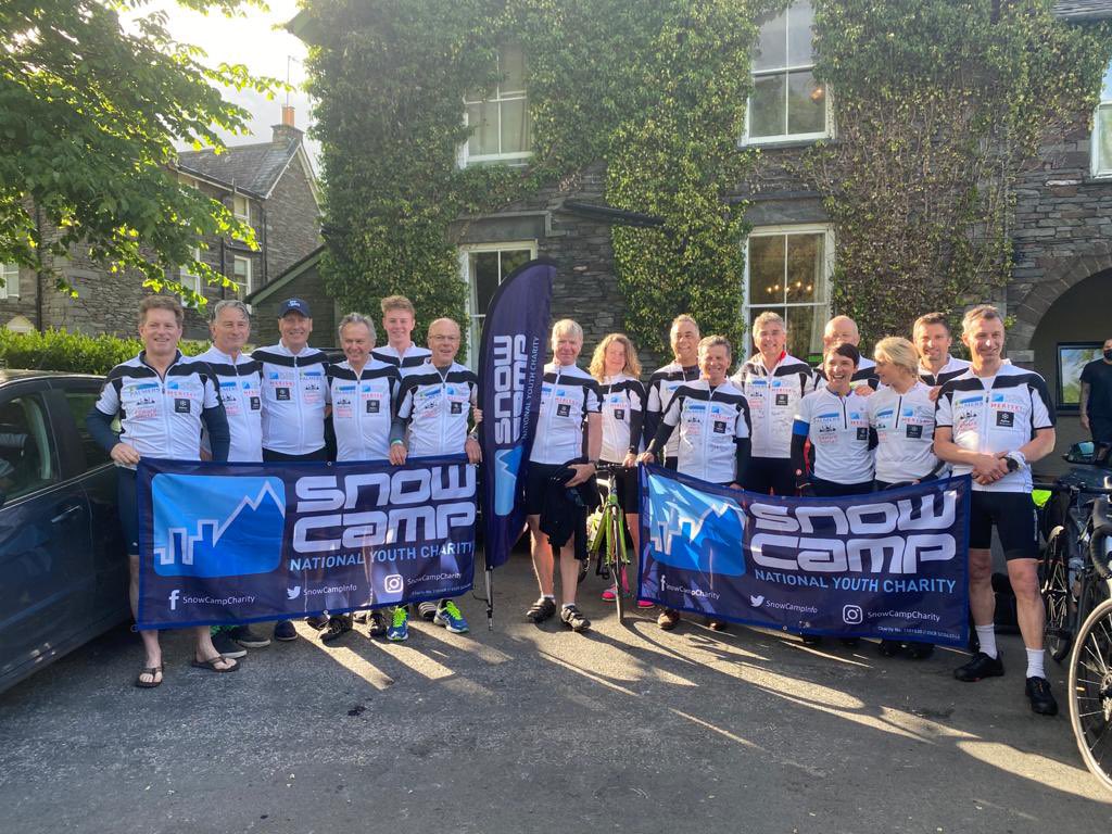 Yesterday James P-T and a team of skiing friends and industry peers cycled 116.5 miles around the Lake District raising over £20k for <a href="/SnowCampInfo/">Snow Camp</a>. Steep hills, beautiful views, punctures and very tired legs!