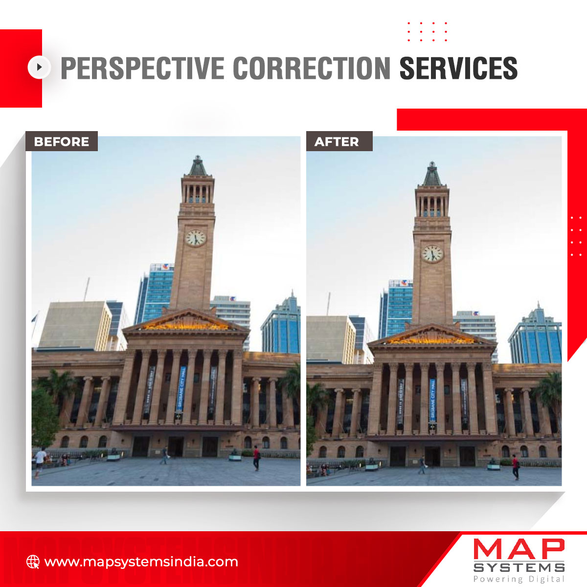 MapSystemsIndia's tweet image. Do you know that distorted images can affect your sales and reputation? Our perspective correction gives you distortion-free images that impress customers and improve sales. Click here to get your quote.
bit.ly/3ijrMXX
#PerspectiveCorrection #RealEstatePhotoEditing