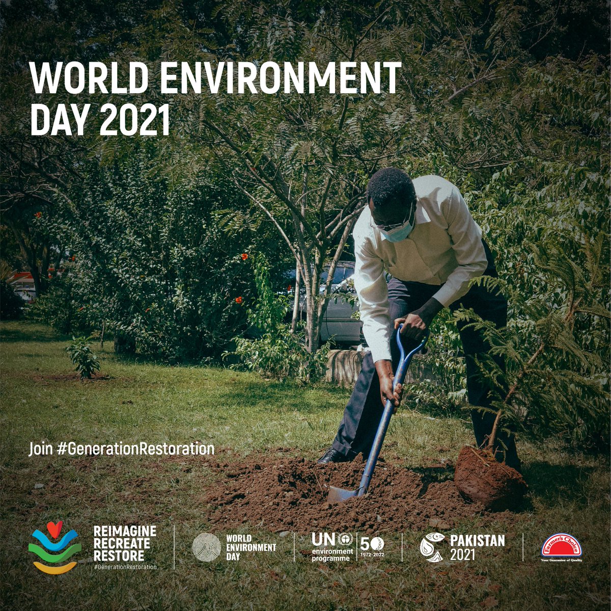 Happy World Environment day! 🌱 
#WorldEnvironmentDay #GenerationRestoration #environmentday2021