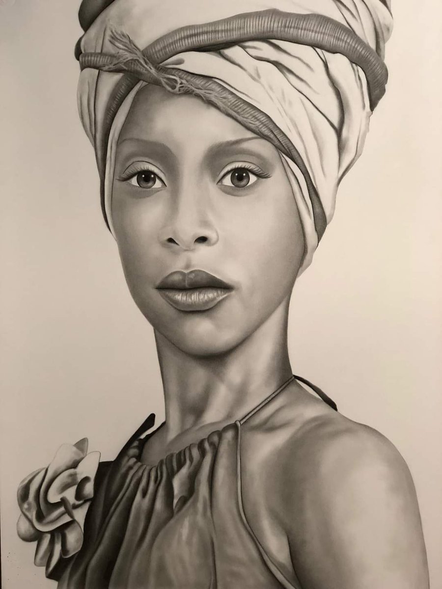 questar1959rep1's tweet photo. " Erykah Badu " record producer, musician, DJ, singer- songwriter, activist and actress. Ebony pencil drawing by RA, the Artist of Hip Hop! #RAartPublishing #HipHopRoyaltyCollection https://t.co/XCWTDe7255