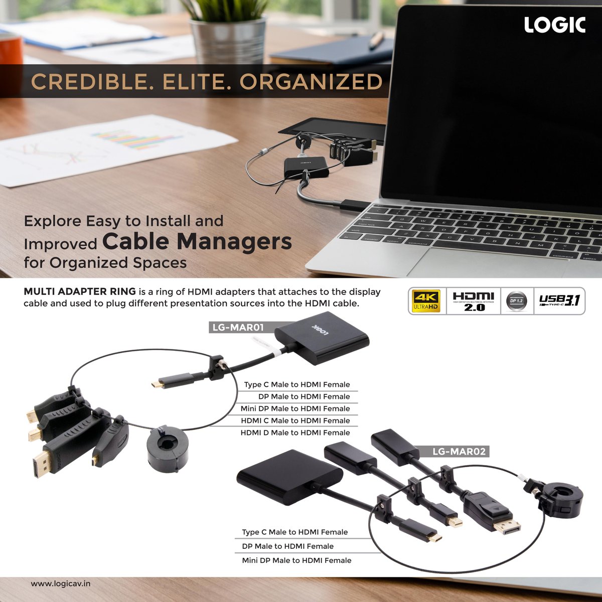 Logic_Displays's tweet photo. Multi Adapter Ring with EDID and HDCP, along with high-definition audio and video support. These Multi Adapter Rings (LG-MAR01 and LG-MAR02) offer easy access to the adapter and support HDMI infrastructure. 
#logic #multiadapterring #systemintegration https://t.co/SZOeoXdOCj