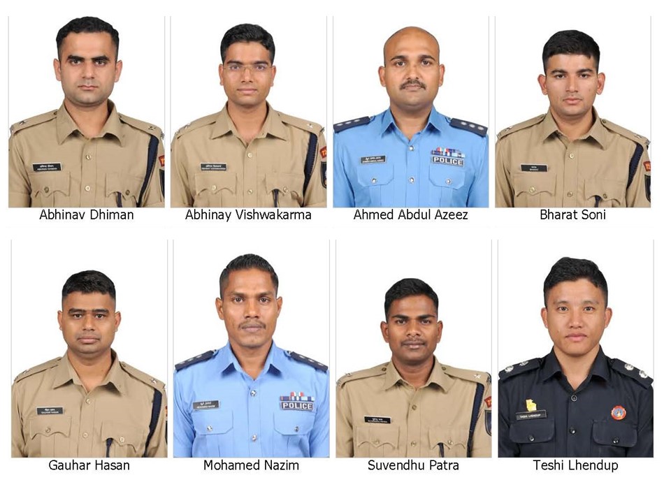 8 trainees including 5 IPS, 2 from Maldives and one from Bhutan, during their visit to Lakshadweep islands, showed valiant act & rescued a family drowning in the sea. The Academy appreciated the self-less act of bravery true to the sense of uniform to help the people in need