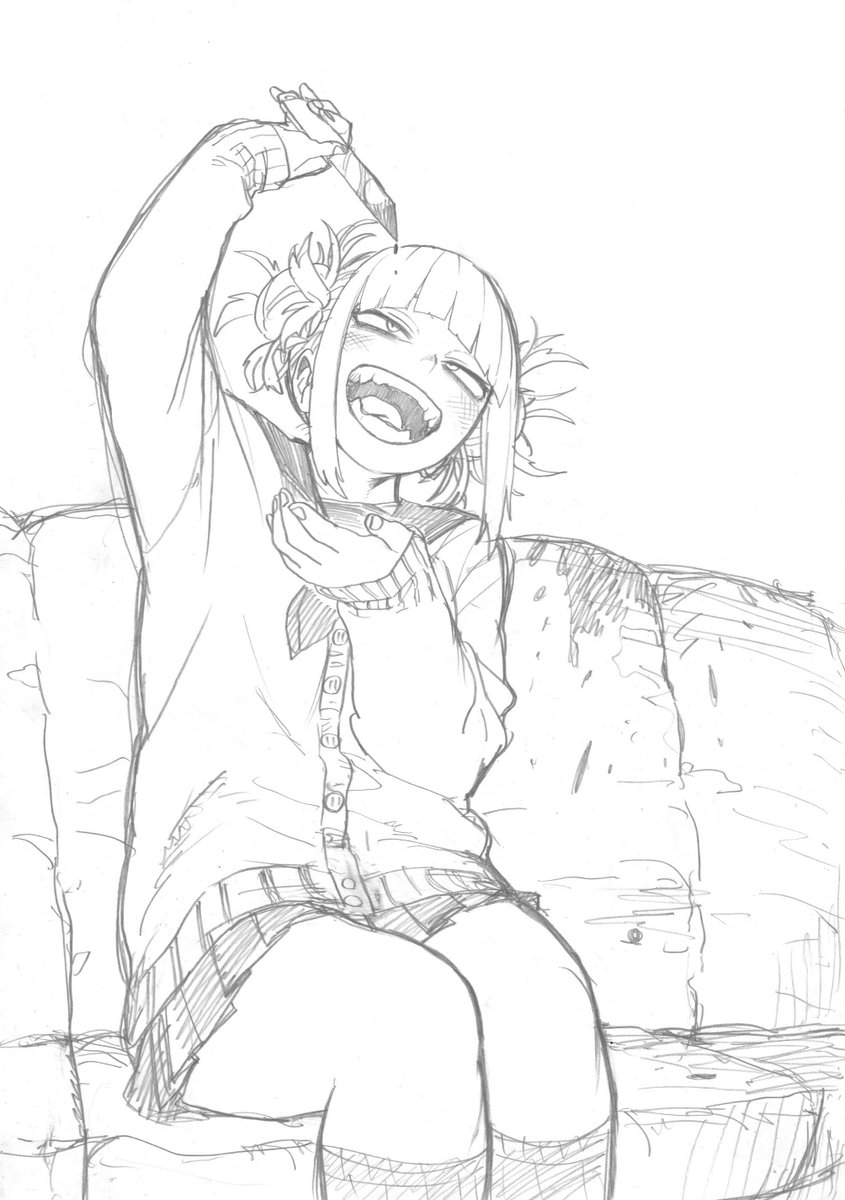 ヒロアカの堀越耕平先生がトガちゃんの描き下ろしイラストを公開 表情もむちむちしている足も可愛い そして外人からリプが凄い あにまんch ヒロアカの堀越耕平先生がトガちゃんの描き下ろしイラストを公開 表情もむちむちしている足も可愛い そして外人からリプが凄い あにまんch