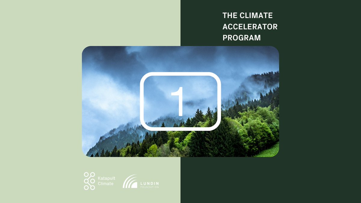 katapultimpact's tweet photo. It's the #climatecountdown!⏰🤩 Tomorrow is the DEADLINE, so submit your application TODAY and join a new batch of awesome #startups kicking off in October👉 https://t.co/X829k06D0c
🌱 The climate countdown🌱 https://t.co/yg9Q9zETIo