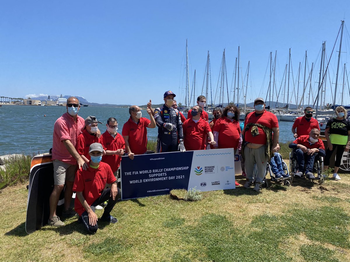 thierryneuville's tweet photo. Happy World Environment day! We planted a tree 🌲 on Thursday to mark the importance of our actions on the environment to insure a more sustainable future.

#WRC #FIAActionForEnvironment #Sustainability #RallyItaly https://t.co/EXiKnHxzQP