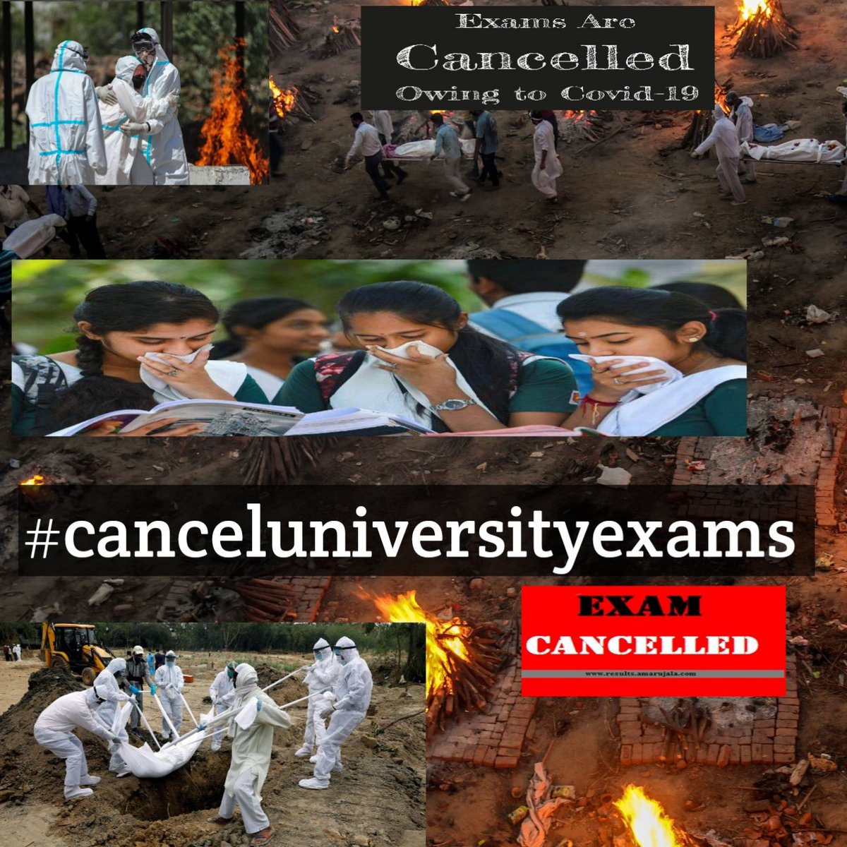 kapilbasediya's tweet photo. #canceluniversityexams 
#canceluniversityexams 
#canceluniversityexams
#govermentofrajasthan 
#promote_ug_pg_students 
#NarendraModi 
#AshokGehlot 
All students tweet kro jaldi . https://t.co/aNk1REkjqJ