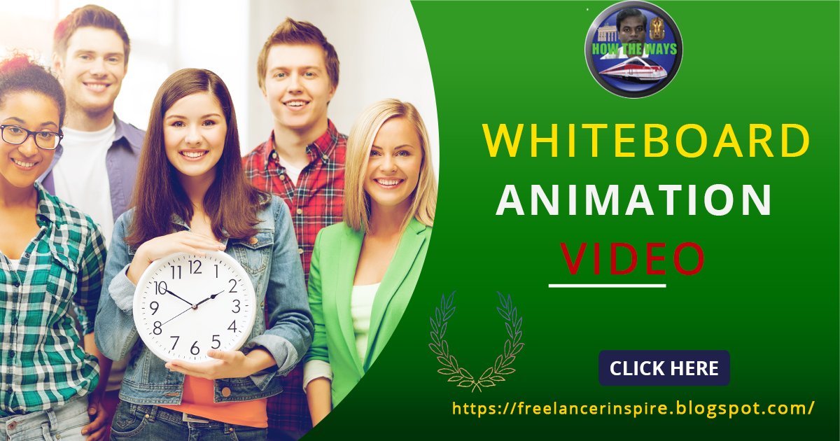 HowTheWays's tweet photo. I will create an engaging whiteboard animation or 2d explainer video.
My destination url-- https://t.co/VIz2xkwFB6
#videoanimation #whiteboardanimated explainers #whiteboardexplainers https://t.co/ICSU3i55c2