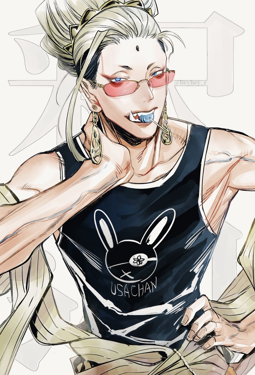 終末のワルキューレ 釈迦 カラー出たので Rh ごくどうin任侠カフェ のイラスト