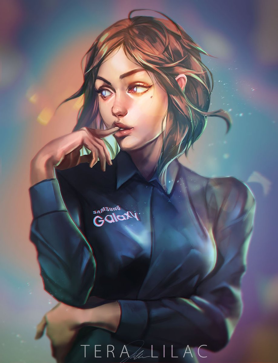 Teralilac Samantha The Samsung Assistant Sam Samsamsung Samanthasamsung Samsungsam Virtualassistant Fanart