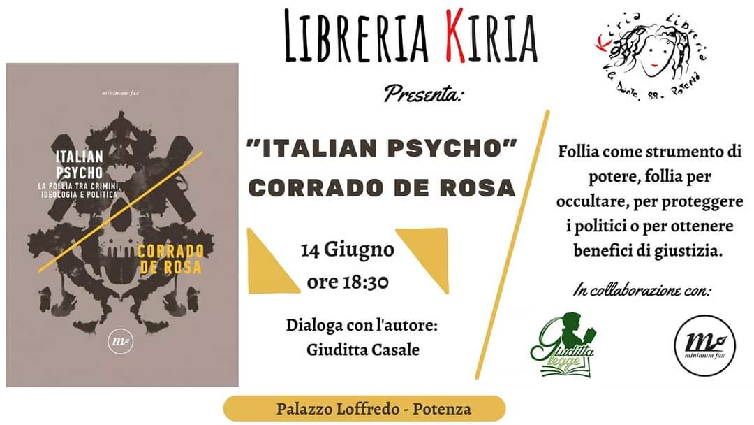 Giuditta_legge's tweet photo. Si ricomincia in presenza: una grande gioia!
Con #CorradoDeRosa (con il quale volevo chiacchierare da tempo) insieme con @KiriaLibreria
Noi ci siamo. Voi ci siete?
@minimumfax https://t.co/odOyEks3KP