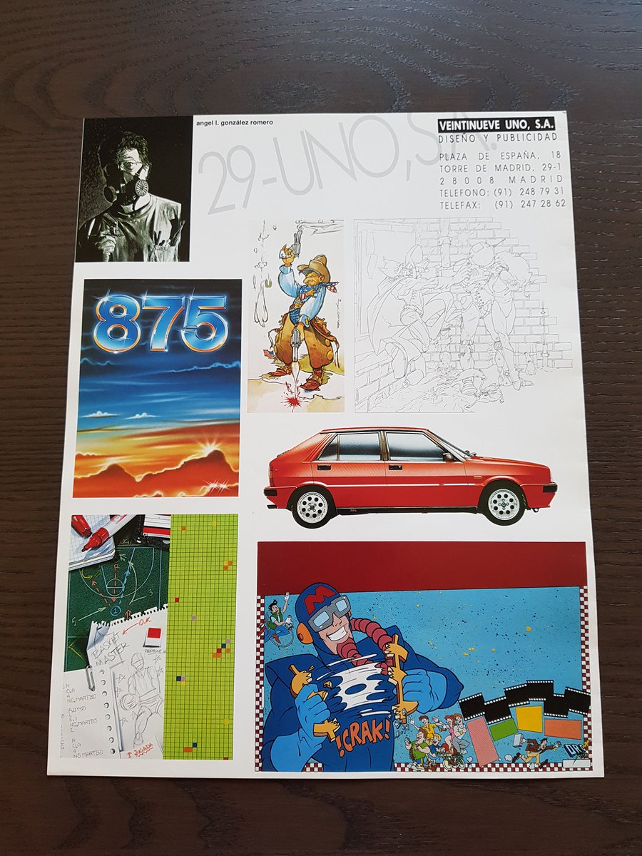 blackmores_'s tweet image. Diversos folletos publicitarios del Estudio Veintinueve Uno que trabajó para #DinamicSoftware en la #EdadDeOro, cortesía de su director y autor #ÁngelLuisGonzález, uno de los entrevistados de mi segundo libro #UnPasadoMejor, publicado por @GamePressEd