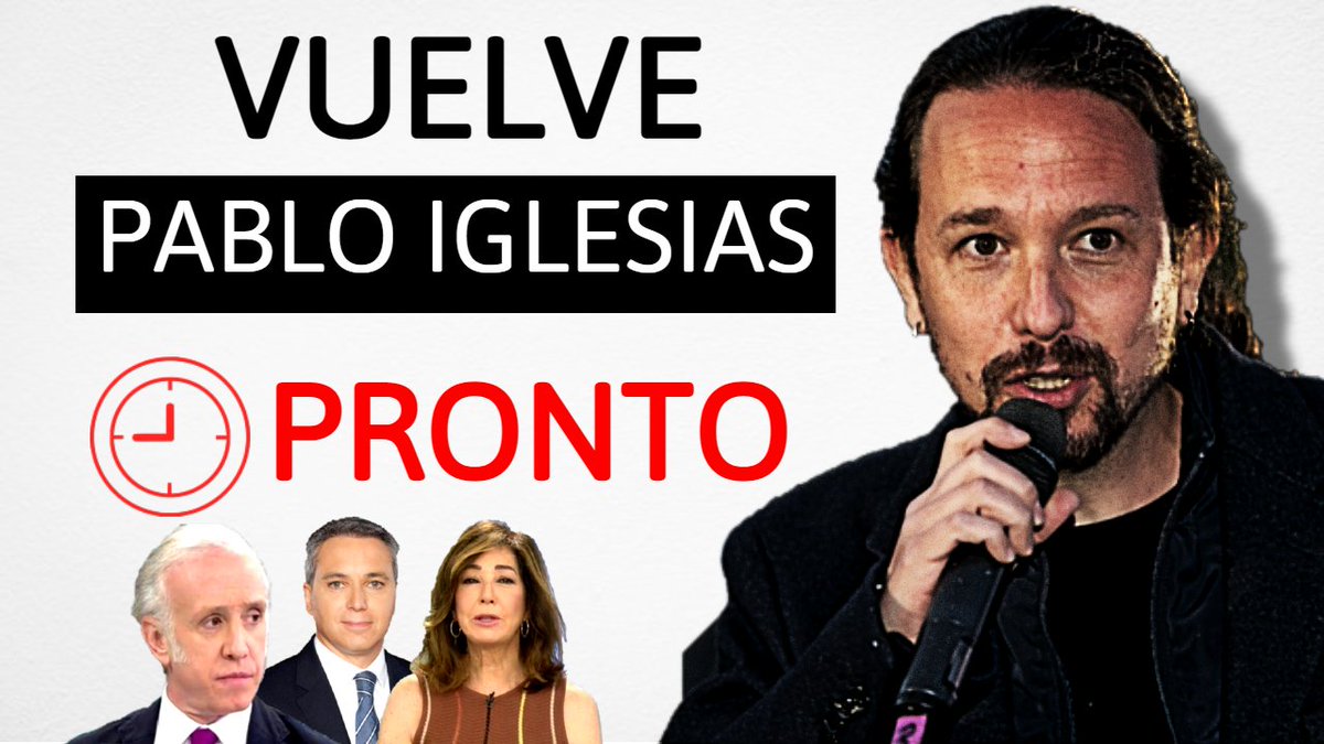 YTNoticias_'s tweet photo. ¡MALAS NOTICIAS PARA LOS MEDIOS DE DERECHAS! ▶ https://t.co/5AvYrALtgA

💥 ¡¡Pablo Iglesias Llena De Esperanza A Sus Seguidores (Con Su Posible Vuelta)!! 👉 https://t.co/5AvYrALtgA https://t.co/HZU40GDnHg