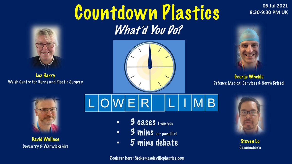 DrJamesKKChan's tweet photo. Launching Countdown Plastics! 
Come onto the show!

Register/submit your case: https://t.co/LwwgrVu4rp

@BAPRASvoice @BOTA @PLASTAUK @WebinarG @plasticstrainee @ICOPLASTsurgery @PlasticsFella @Canniesburn @SwanseaPlastics @britishtrauma @BritOrthopaedic @rebecca5hirley @GWheble https://t.co/7G9UETCdOr