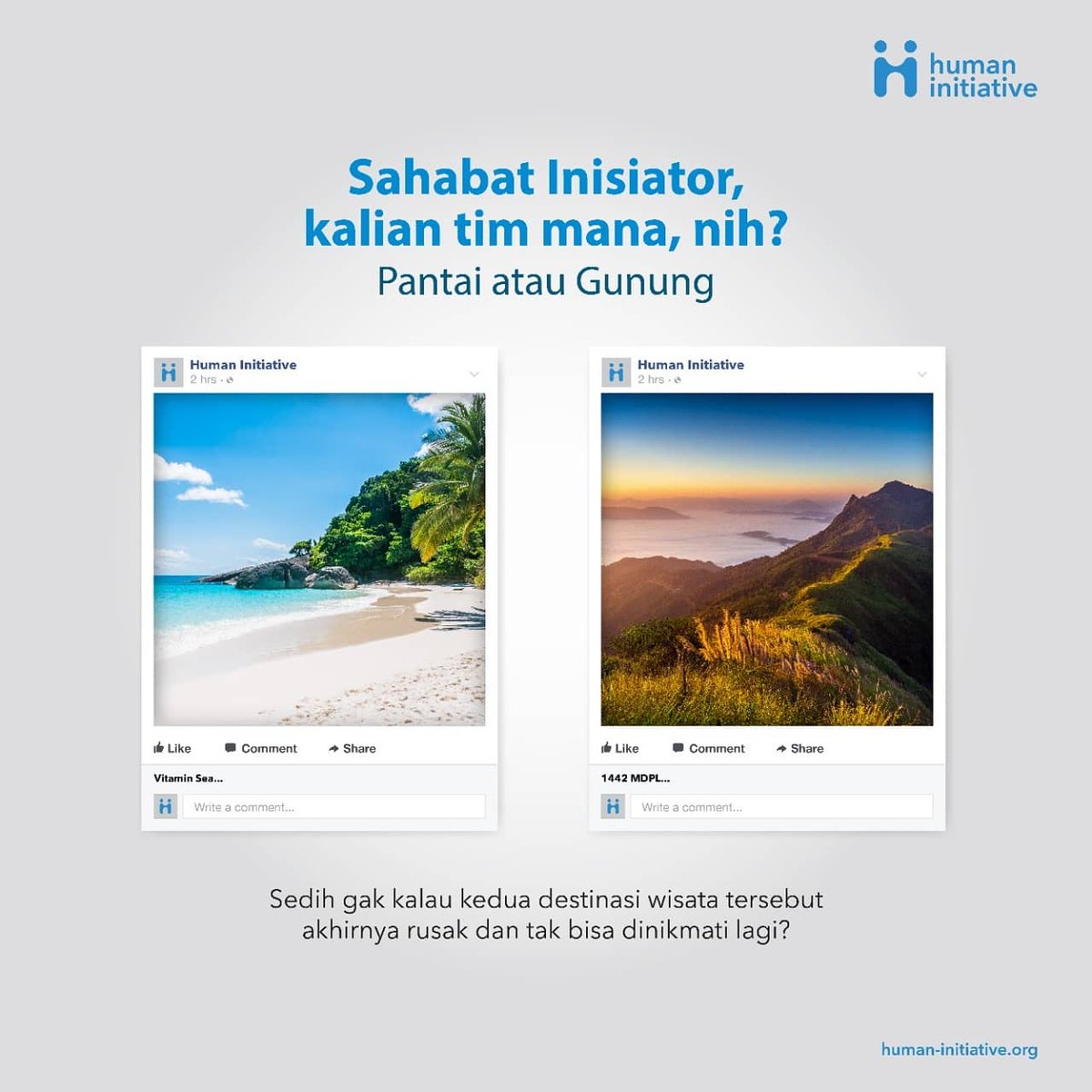 hum_initiative's tweet photo. Kamu Lebih Suka Mana??? 

Apa pun yang kamu suka, yuk jaga alam kita agar tetap lestari hingga generasi selanjutnya nanti 🥰

https://t.co/5reJsmfMKI
#HariLingkunganHidupSedunia #HariLingkunganHidup #WorldEnvironmentDay21 #IndonesiaKu #AlamKu #TanahAir #Bumiku https://t.co/qabe0VJJ4U