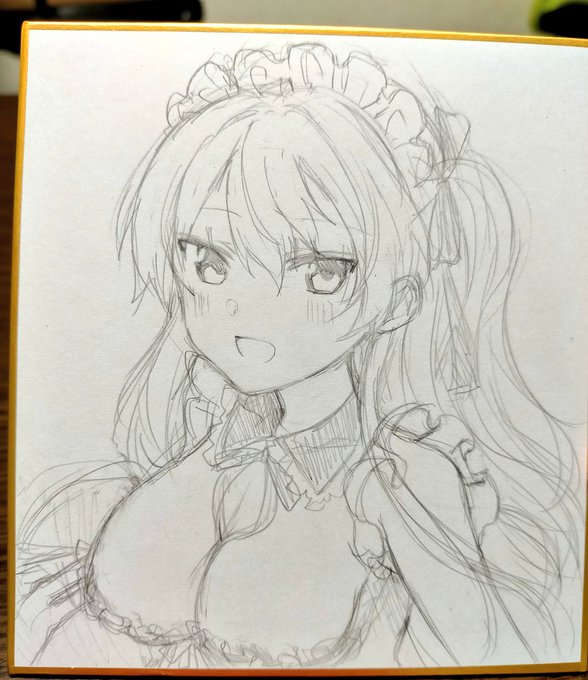 島田愛里寿
下描き 