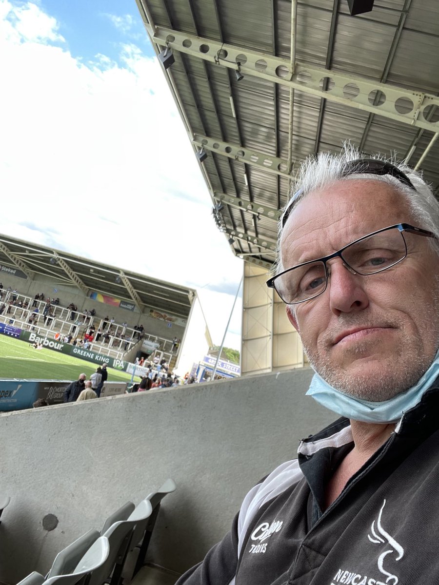 It’s been a long time coming but it’s wonderful to be back at Kingston Park again. ⁦<a href="/NewcastleRFC/">NewcastleFalcons</a>⁩