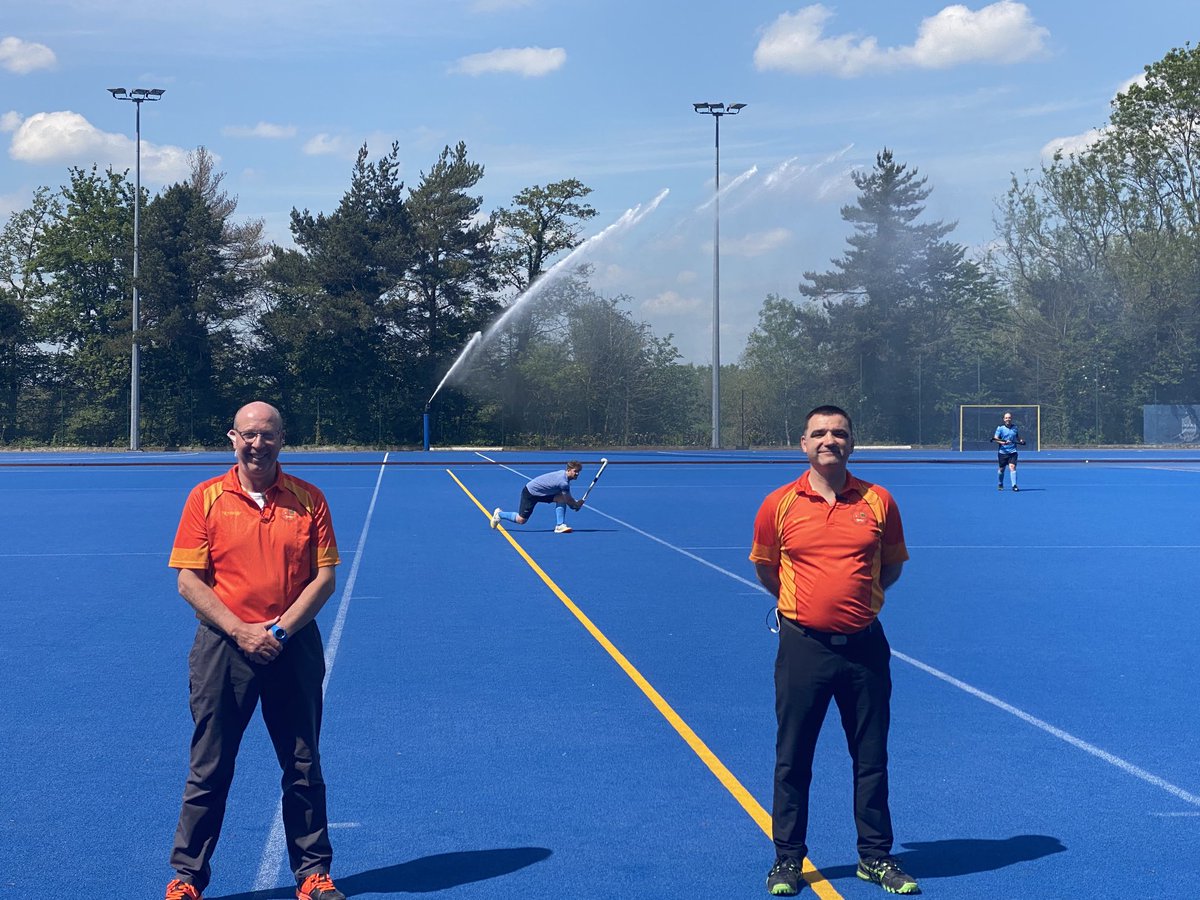 Roger and ⁦<a href="/ClothierJason/">Jason Clothier MCCT</a>⁩ ready for the ⁦<a href="/EnglandHockey/">England Hockey</a>⁩ summer championship game between ⁦<a href="/ReptonHC/">Repton Hockey Club</a>⁩ and ⁦<a href="/BurtonHockey1/">Burton Hockey Club</a>⁩.