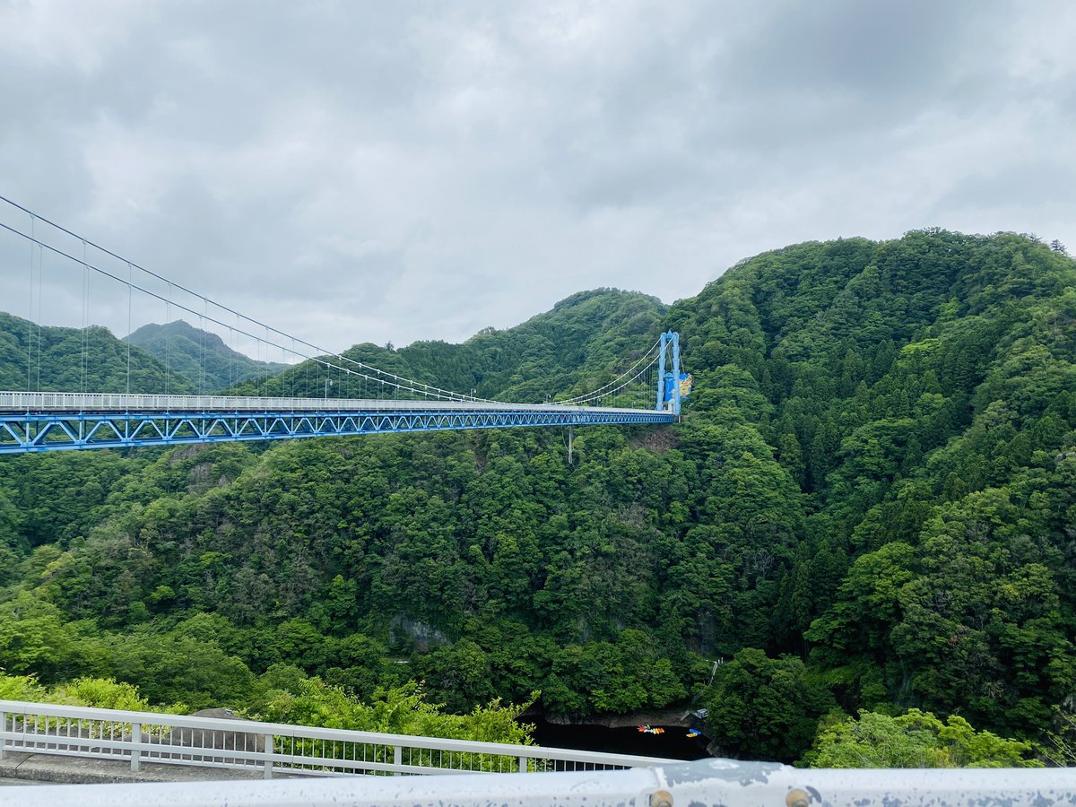 ななみん 動画 イラスト على تويتر 今日は念願の竜神大吊橋で100mバンジージャンプしてきました 橋のふちに立った時がいちばん怖い 動画で何回も観ていたけど実際やると全く違いました