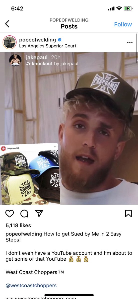 The owner of west coast choppers seems cool lol