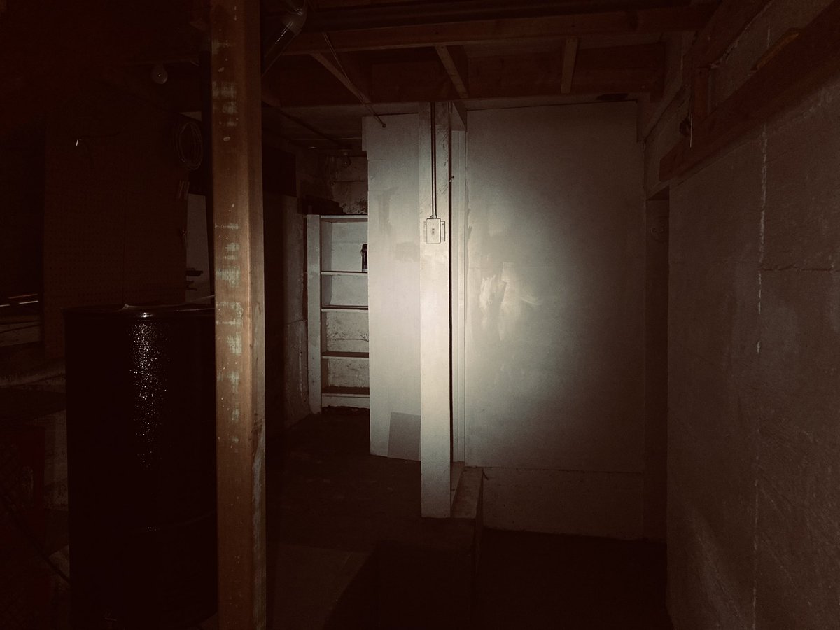 johnnycyrin's tweet photo. (probably) haunted basement in a Ouray b&amp;b https://t.co/0anaZduyC1