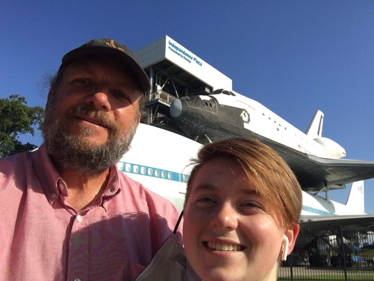 STEMNation's tweet image. #geeking out @SpaceCenterHou with my daughter. #independenceplaza