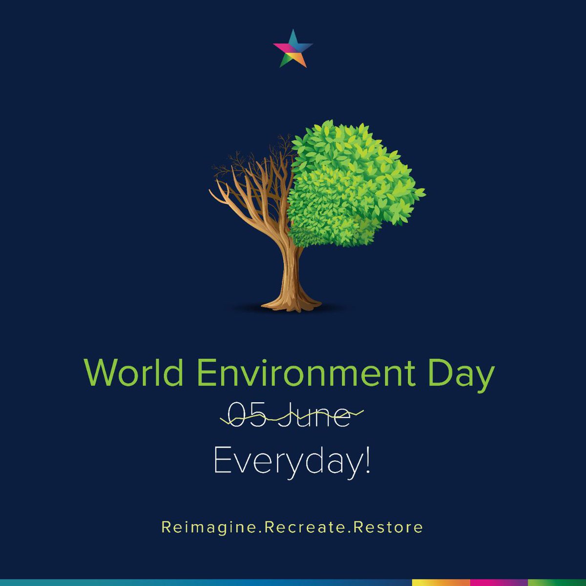 It’s time we replenish what we eat, drink and breathe. The truth is, we have just one Earth that we can never replace! #WorldEnvironmentDay2021 #MoreGreen #earth #nature #conservation #sustainable #protectingearth #environment #savetrees #savewater #saveanimals #EcoFriendly