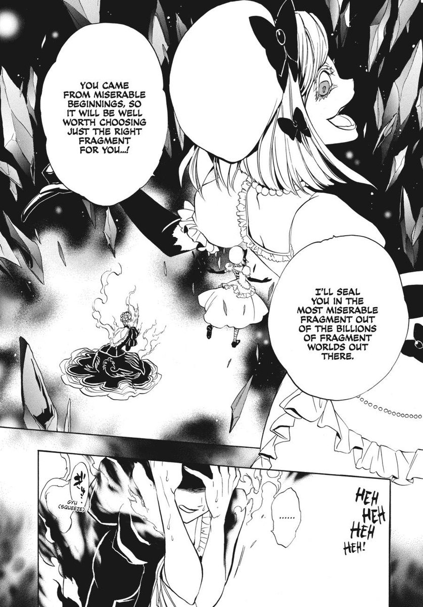 But then I also started thinking about the EP 3 tea party, where Lambda threatens Beato with turning her back into her shabby form. We see that Beato was able to take on her Beato look after the magic ending and not what she actually looked like  #Umineko