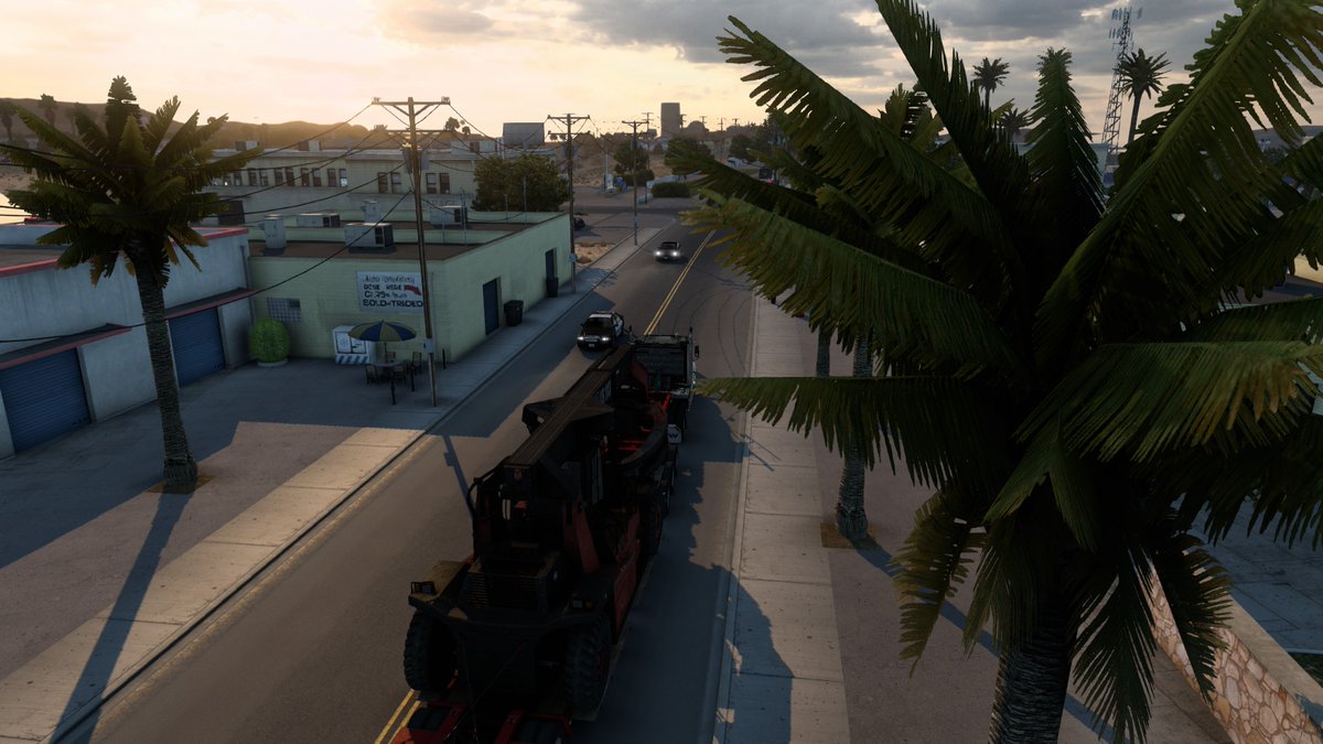 Kilpman_arjun's tweet photo. Beautiful Sunrise #AmericanTruckSimulator @SCSsoftware https://t.co/cG5GXpdS8k