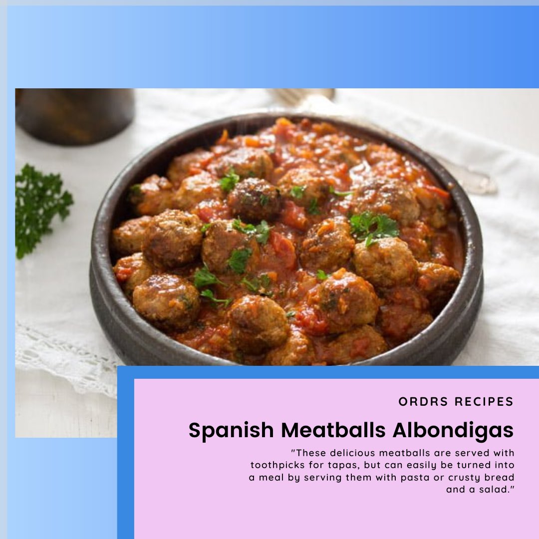 "These delicious meatballs are served with toothpicks for tapas, but can easily be turned into a meal by serving them with pasta or crusty bread and a salad."

Whip up some meatballs: bit.ly/3c5T7sU

#lewisham #recipe #food #cooking