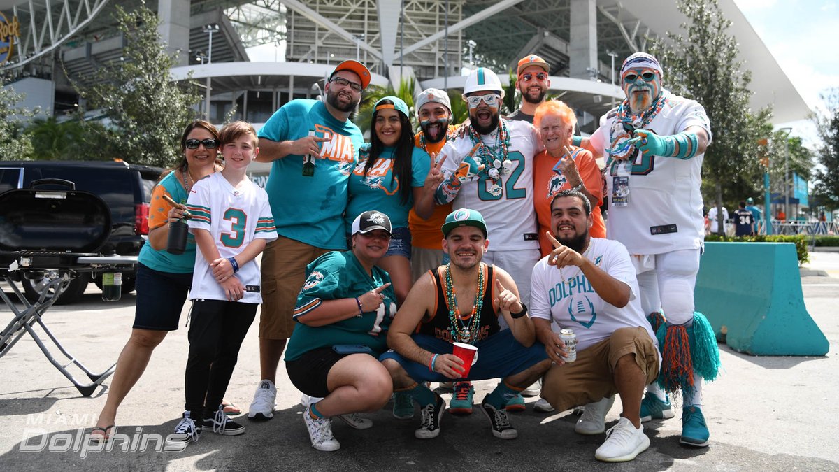 MiamiDolphins's tweet photo. Good morning fans! We want to know, how you became a Dolphins fan 👀 Drop a reply! 

#FinsUp https://t.co/39x4hFTLCX