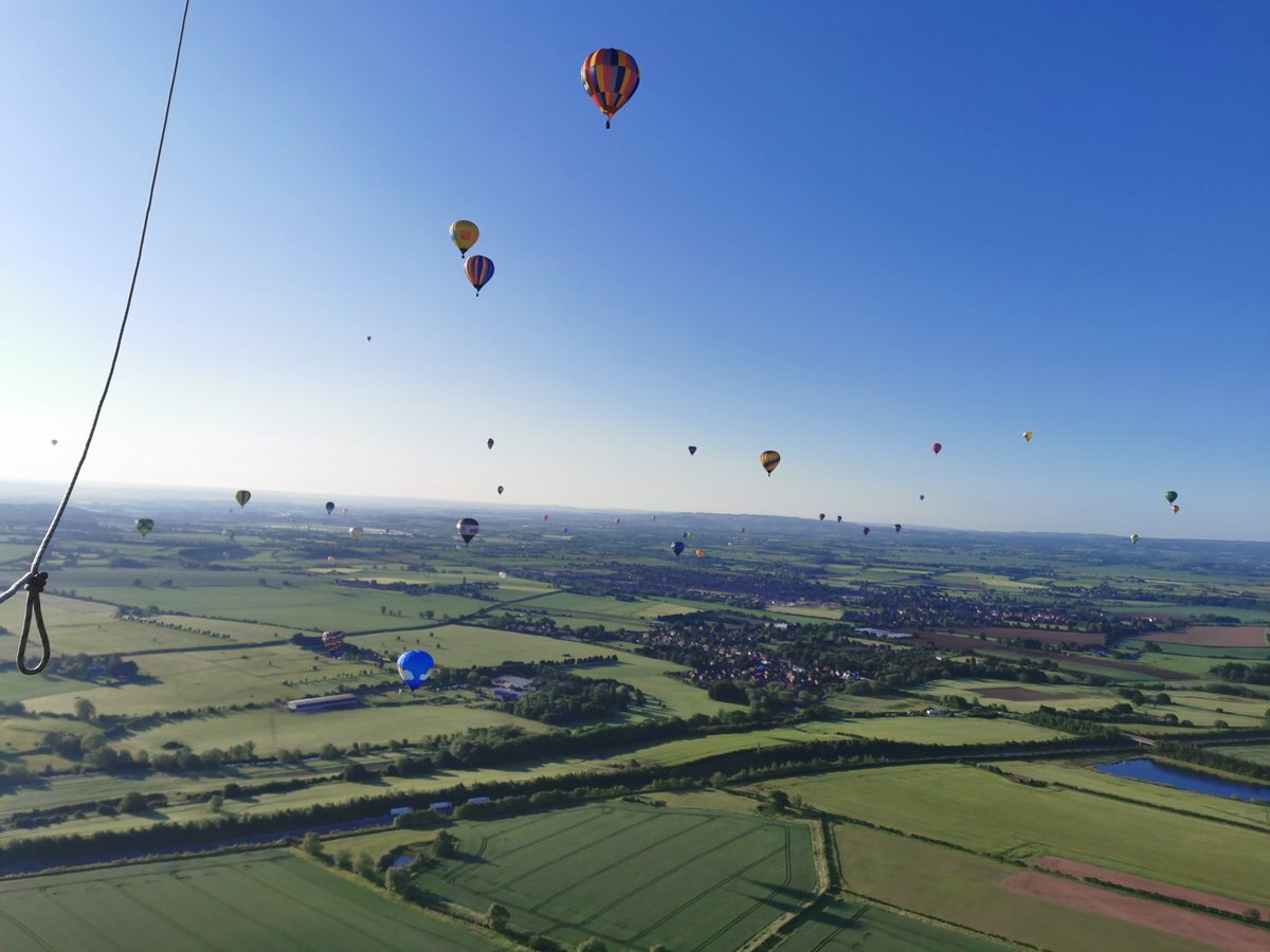 Flying with 103 other balloons this morning at the ever wonderful Midlands Air Festival! 

This is where the "Ascension" in "Ascension Cider" comes from if you were wondering.